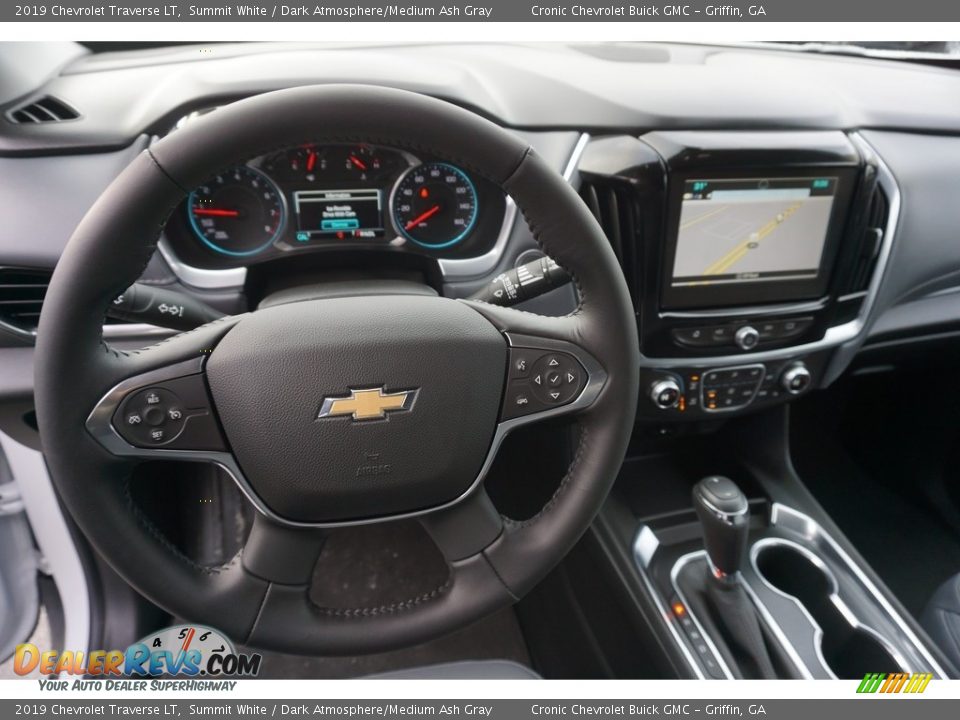 2019 Chevrolet Traverse LT Summit White / Dark Atmosphere/Medium Ash Gray Photo #5