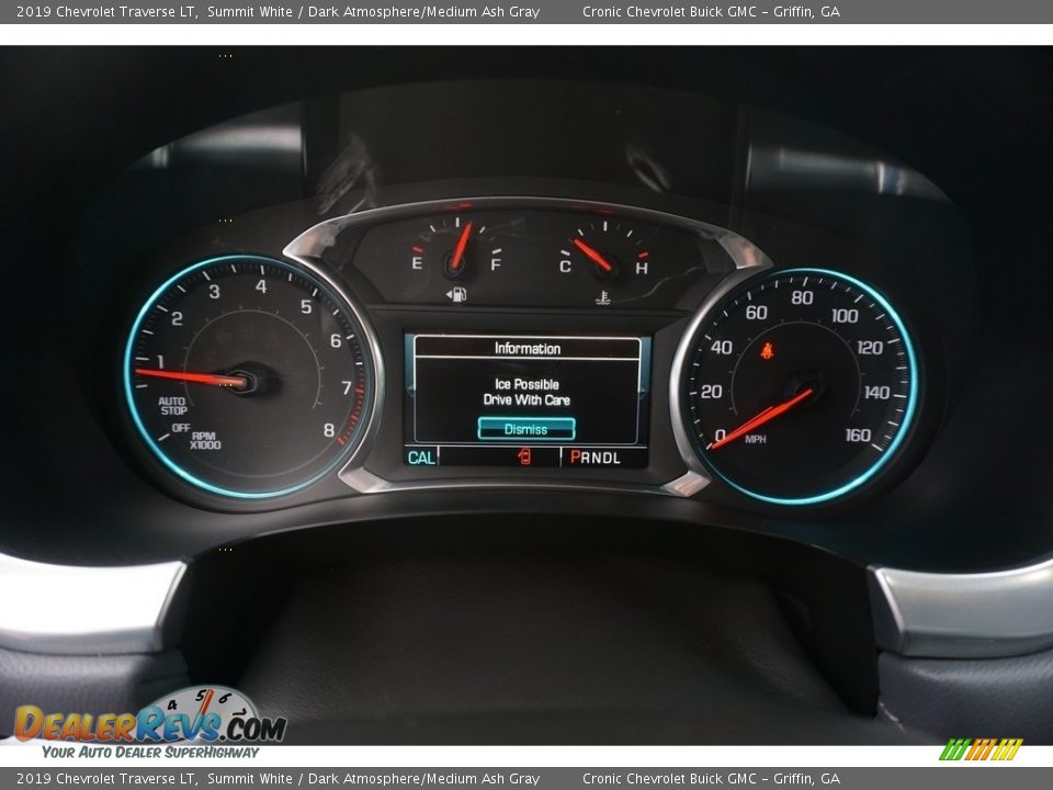 2019 Chevrolet Traverse LT Summit White / Dark Atmosphere/Medium Ash Gray Photo #6