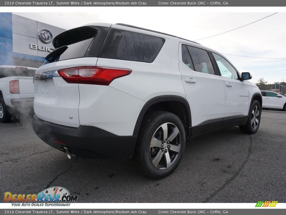 2019 Chevrolet Traverse LT Summit White / Dark Atmosphere/Medium Ash Gray Photo #13