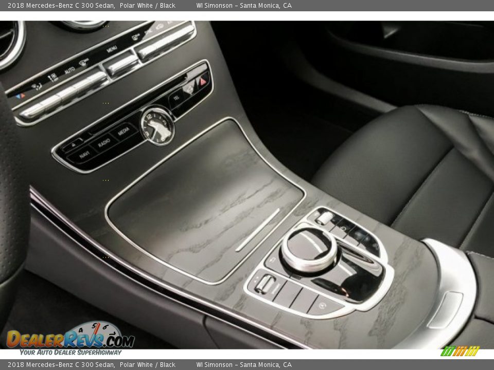 2018 Mercedes-Benz C 300 Sedan Polar White / Black Photo #7