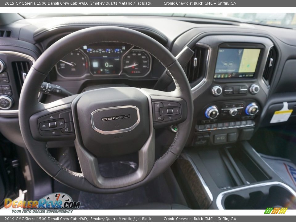 2019 GMC Sierra 1500 Denali Crew Cab 4WD Smokey Quartz Metallic / Jet Black Photo #5