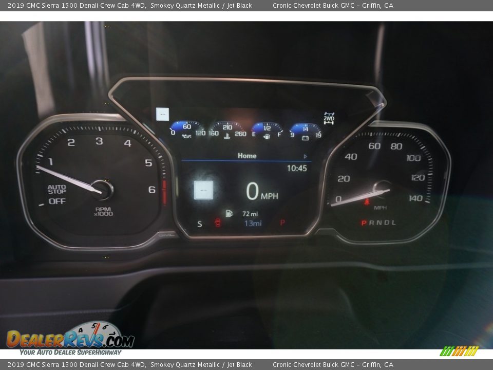 2019 GMC Sierra 1500 Denali Crew Cab 4WD Smokey Quartz Metallic / Jet Black Photo #8