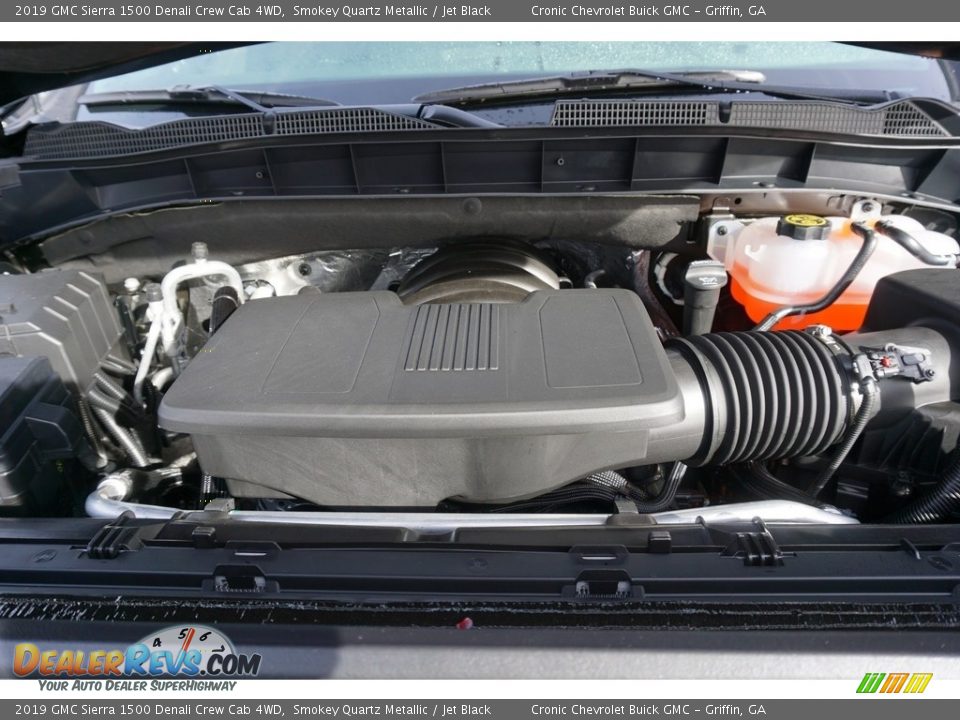 2019 GMC Sierra 1500 Denali Crew Cab 4WD Smokey Quartz Metallic / Jet Black Photo #11