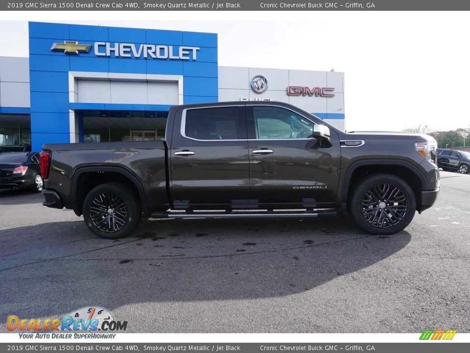 2019 GMC Sierra 1500 Denali Crew Cab 4WD Smokey Quartz Metallic / Jet Black Photo #12