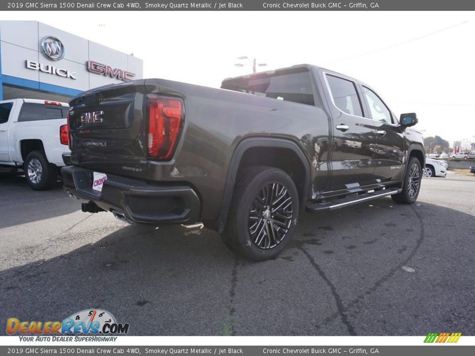 2019 GMC Sierra 1500 Denali Crew Cab 4WD Smokey Quartz Metallic / Jet Black Photo #13