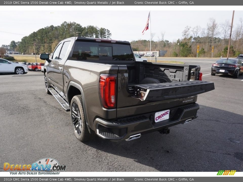 2019 GMC Sierra 1500 Denali Crew Cab 4WD Smokey Quartz Metallic / Jet Black Photo #14