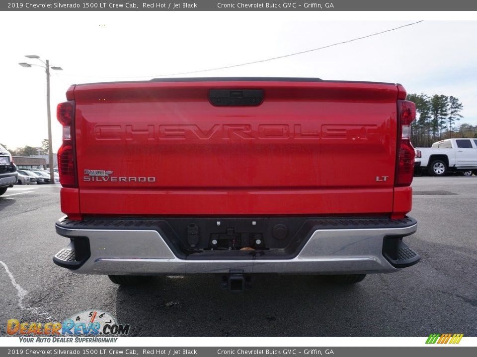 2019 Chevrolet Silverado 1500 LT Crew Cab Red Hot / Jet Black Photo #13