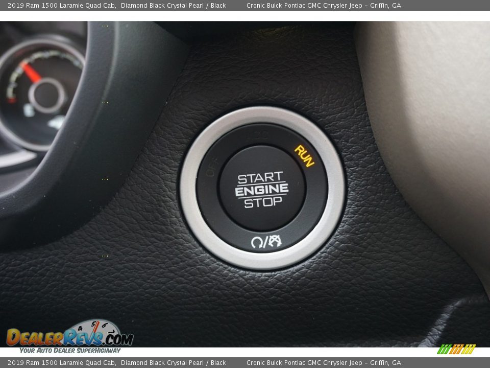 Controls of 2019 Ram 1500 Laramie Quad Cab Photo #7