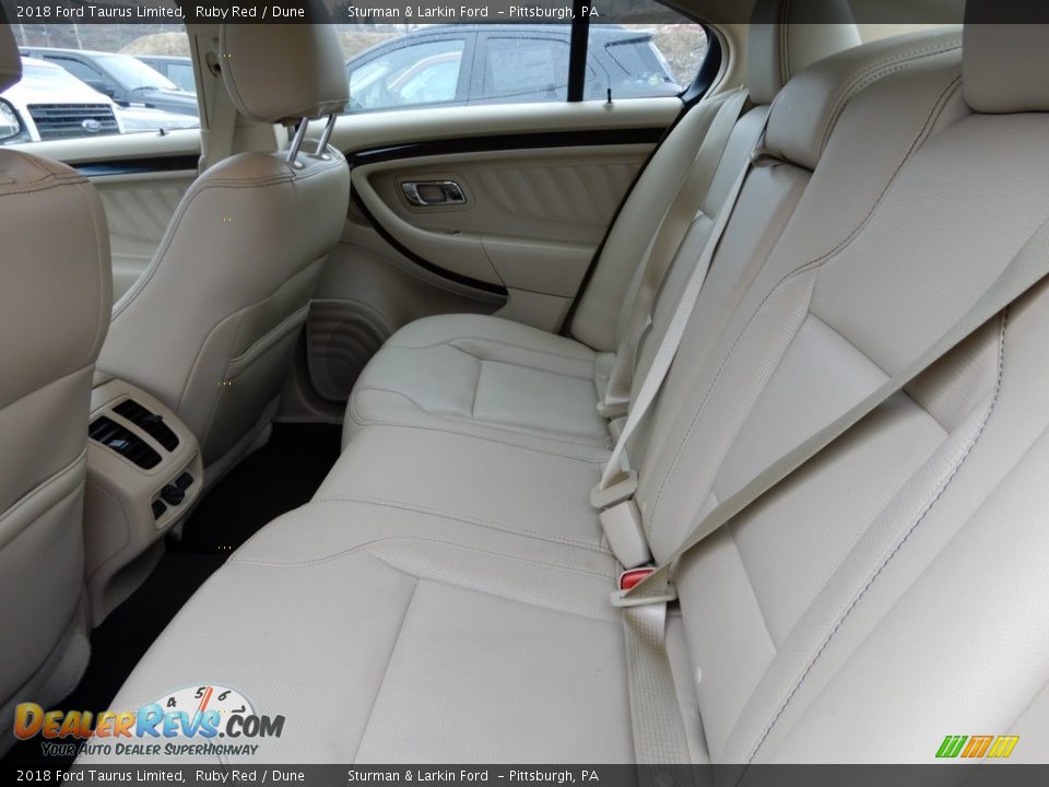 Rear Seat of 2018 Ford Taurus Limited Photo #11
