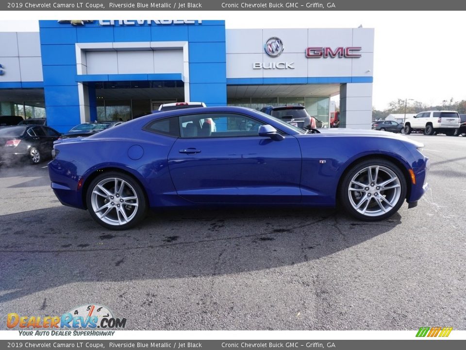 2019 Chevrolet Camaro LT Coupe Riverside Blue Metallic / Jet Black Photo #9