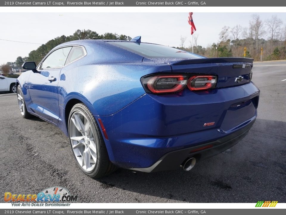 2019 Chevrolet Camaro LT Coupe Riverside Blue Metallic / Jet Black Photo #10