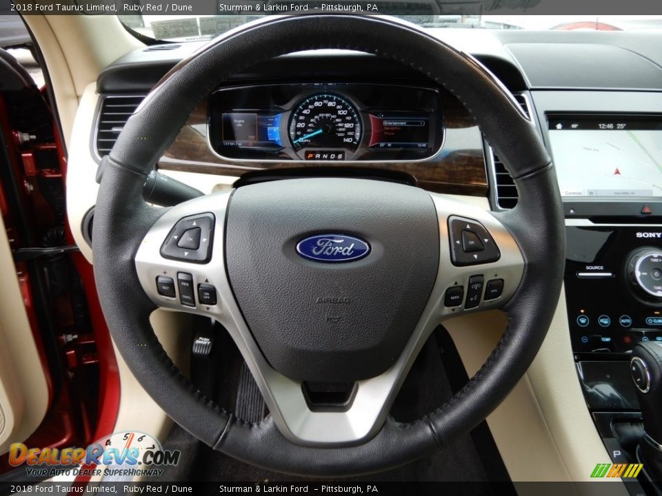 2018 Ford Taurus Limited Steering Wheel Photo #19