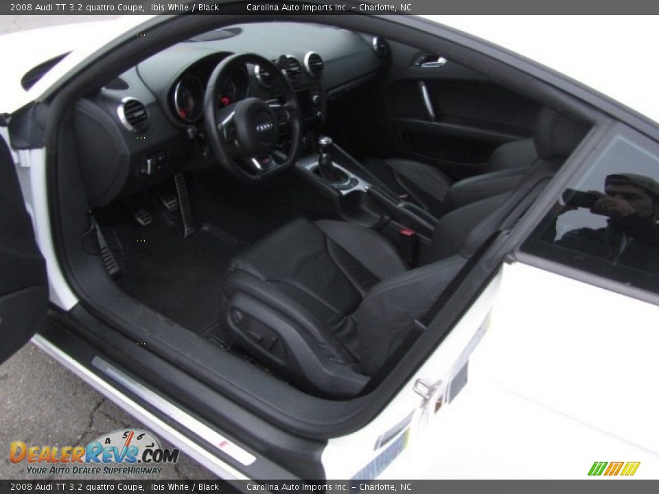 2008 Audi TT 3.2 quattro Coupe Ibis White / Black Photo #17