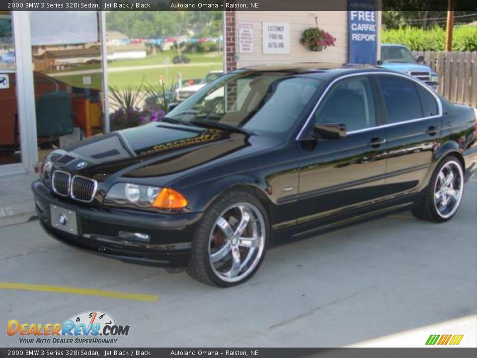 2000 BMW 3 Series 328i Sedan Jet Black / Black Photo #1
