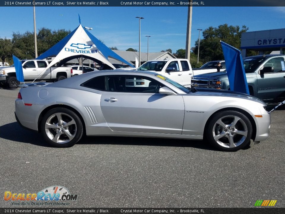 2014 Chevrolet Camaro LT Coupe Silver Ice Metallic / Black Photo #6