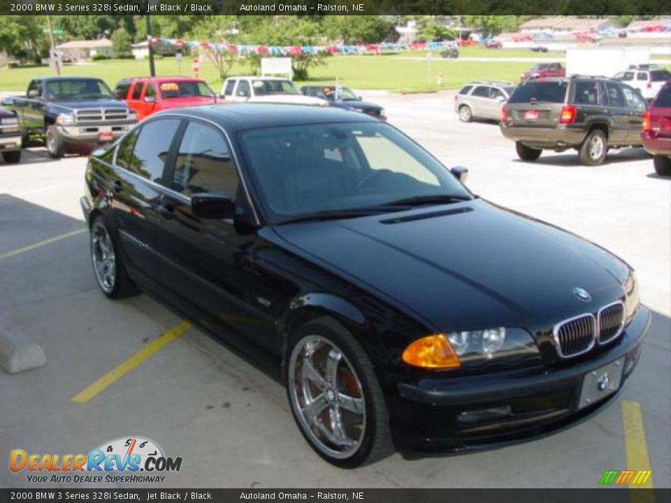 2000 BMW 3 Series 328i Sedan Jet Black / Black Photo #3
