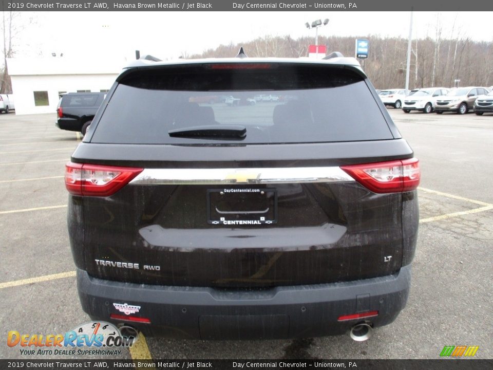 2019 Chevrolet Traverse LT AWD Havana Brown Metallic / Jet Black Photo #3