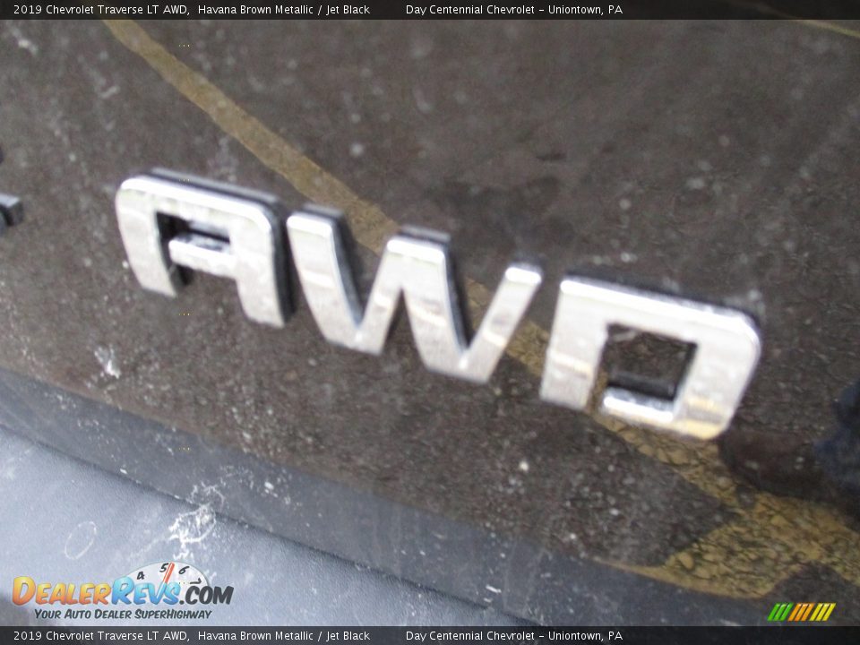 2019 Chevrolet Traverse LT AWD Havana Brown Metallic / Jet Black Photo #4