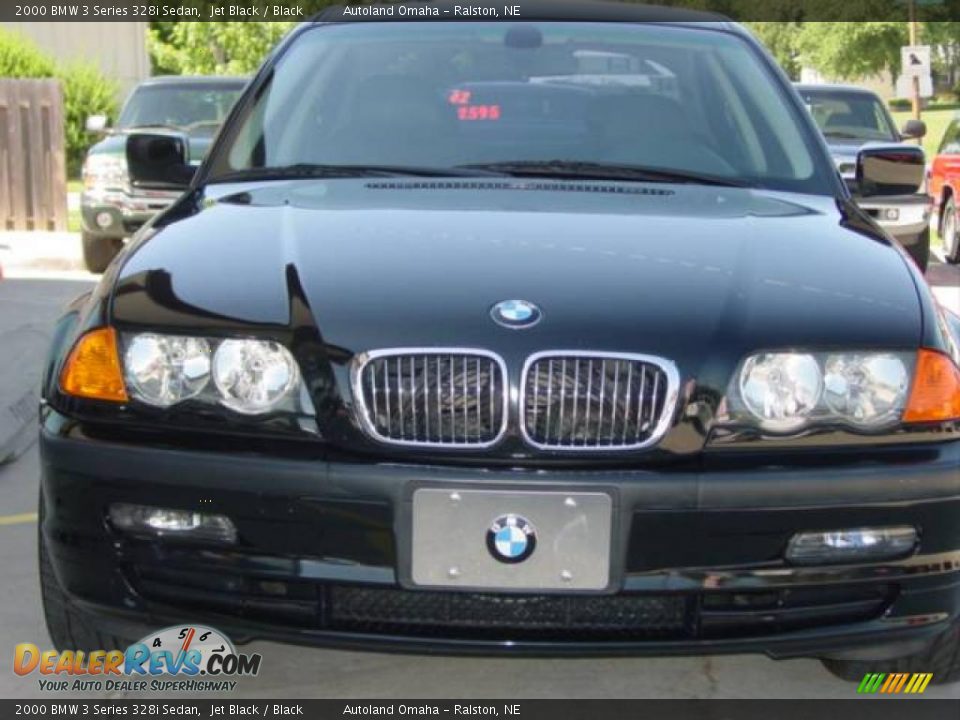 2000 BMW 3 Series 328i Sedan Jet Black / Black Photo #7