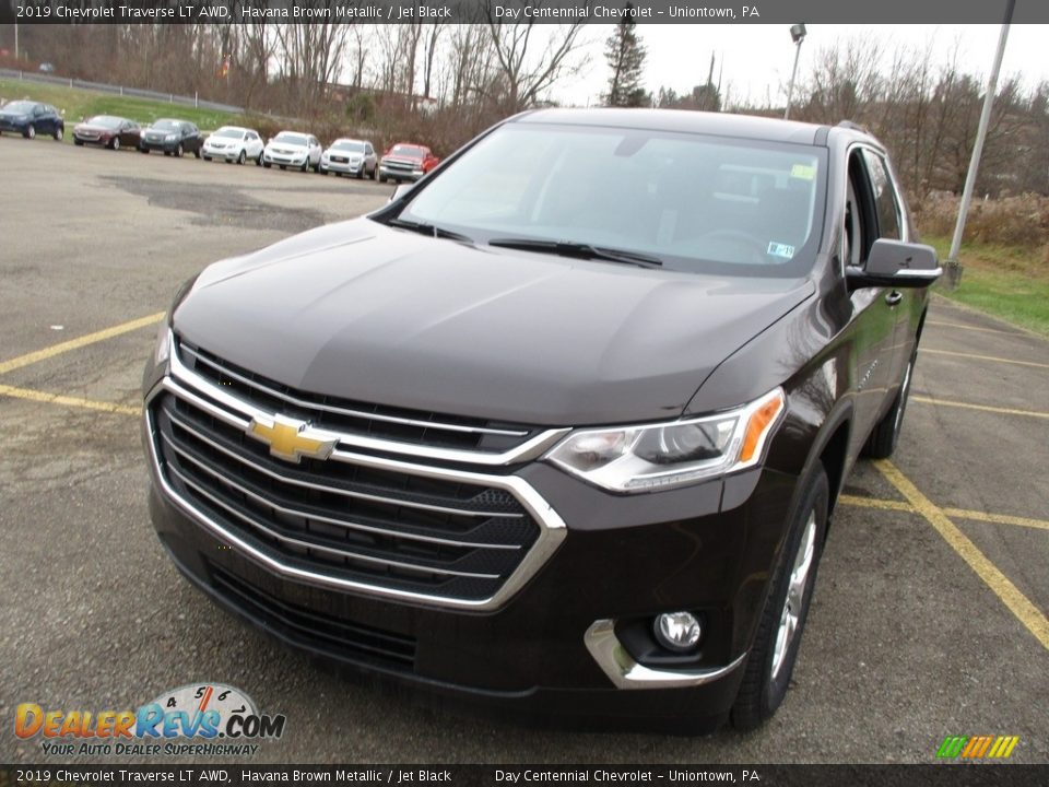 2019 Chevrolet Traverse LT AWD Havana Brown Metallic / Jet Black Photo #6
