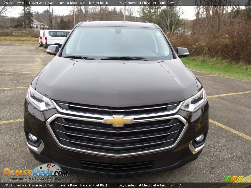 2019 Chevrolet Traverse LT AWD Havana Brown Metallic / Jet Black Photo #7