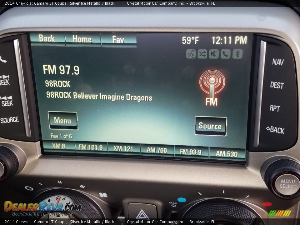 2014 Chevrolet Camaro LT Coupe Silver Ice Metallic / Black Photo #15