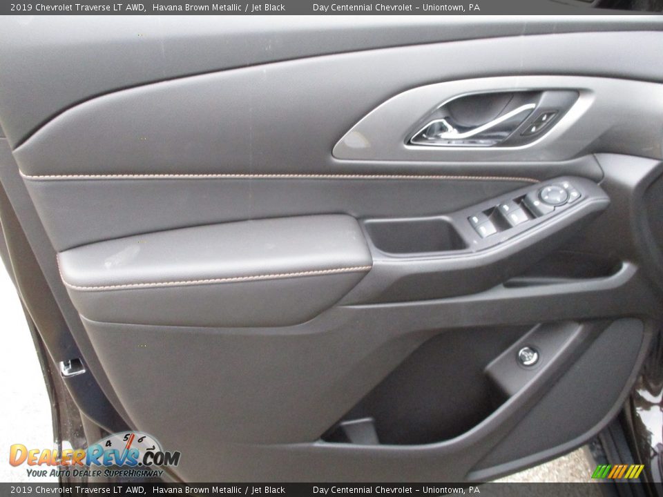 2019 Chevrolet Traverse LT AWD Havana Brown Metallic / Jet Black Photo #9