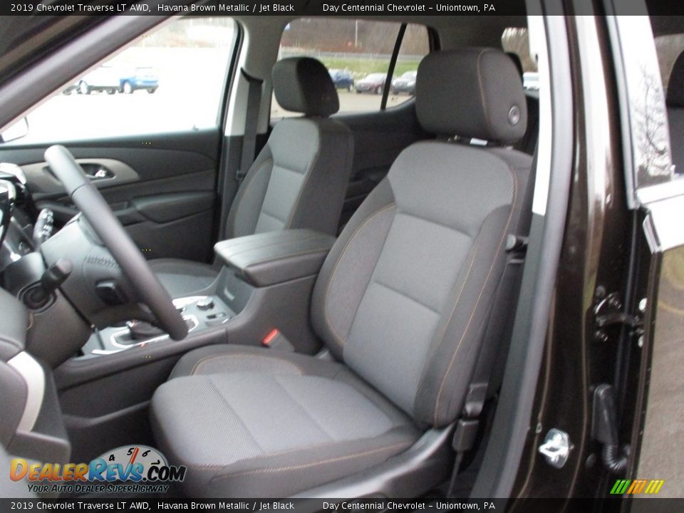 2019 Chevrolet Traverse LT AWD Havana Brown Metallic / Jet Black Photo #10