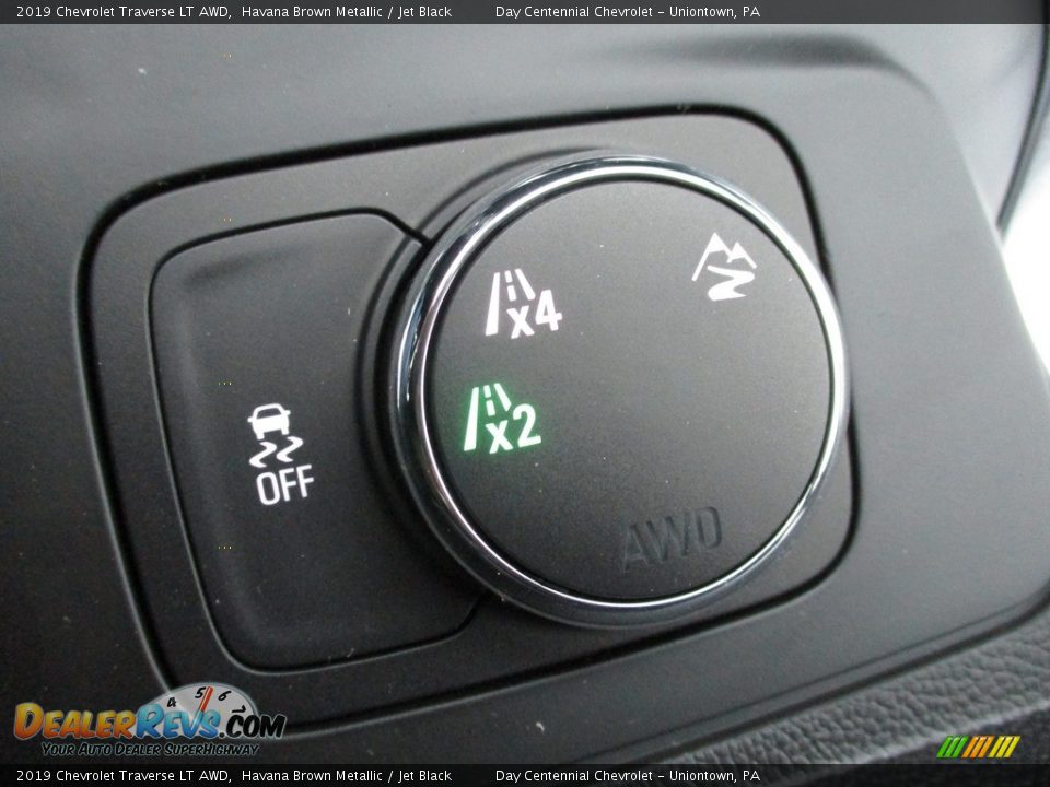 2019 Chevrolet Traverse LT AWD Havana Brown Metallic / Jet Black Photo #15