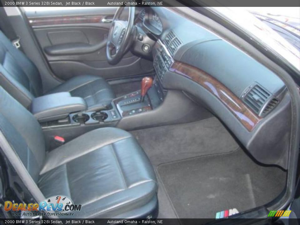 2000 BMW 3 Series 328i Sedan Jet Black / Black Photo #11