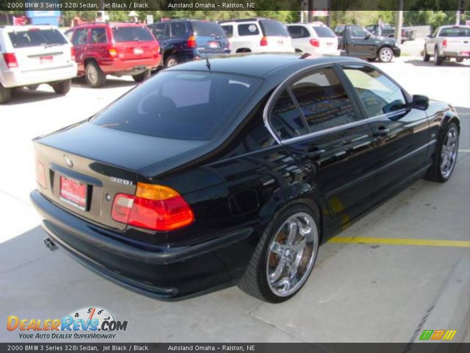 2000 BMW 3 Series 328i Sedan Jet Black / Black Photo #12
