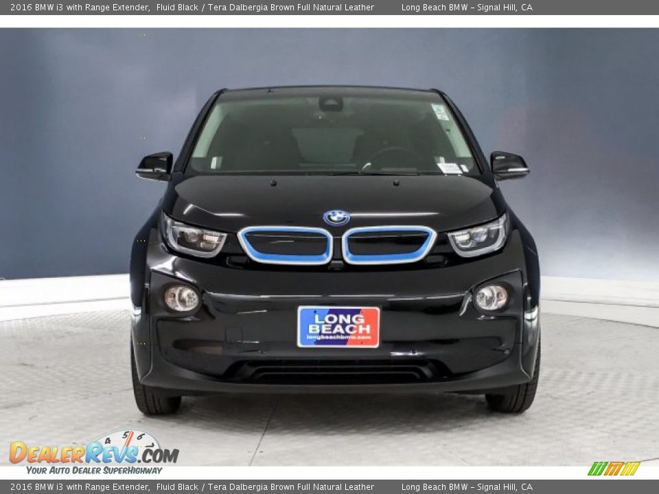 2016 BMW i3 with Range Extender Fluid Black / Tera Dalbergia Brown Full Natural Leather Photo #2