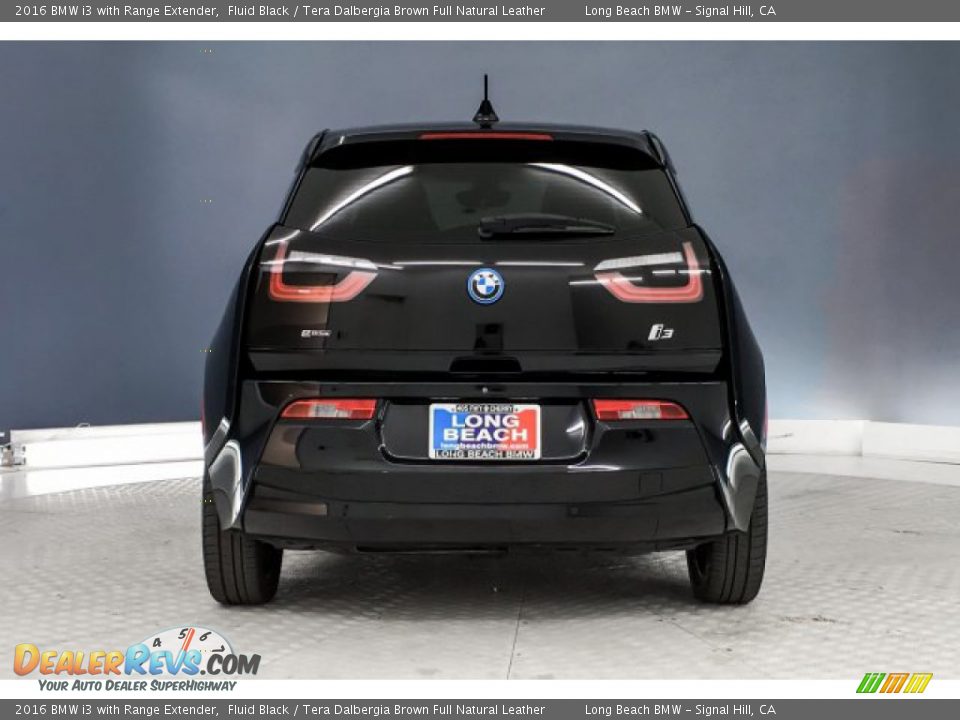2016 BMW i3 with Range Extender Fluid Black / Tera Dalbergia Brown Full Natural Leather Photo #3