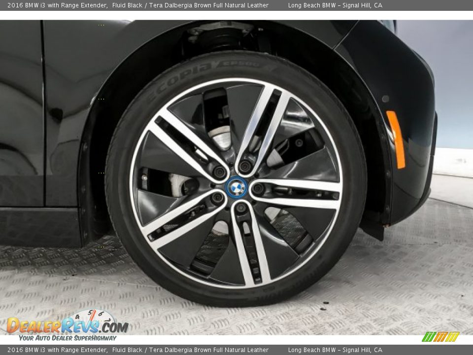 2016 BMW i3 with Range Extender Fluid Black / Tera Dalbergia Brown Full Natural Leather Photo #8
