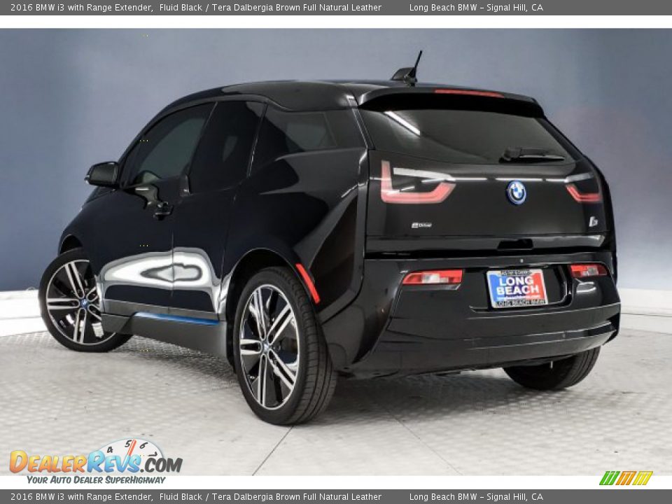 2016 BMW i3 with Range Extender Fluid Black / Tera Dalbergia Brown Full Natural Leather Photo #10