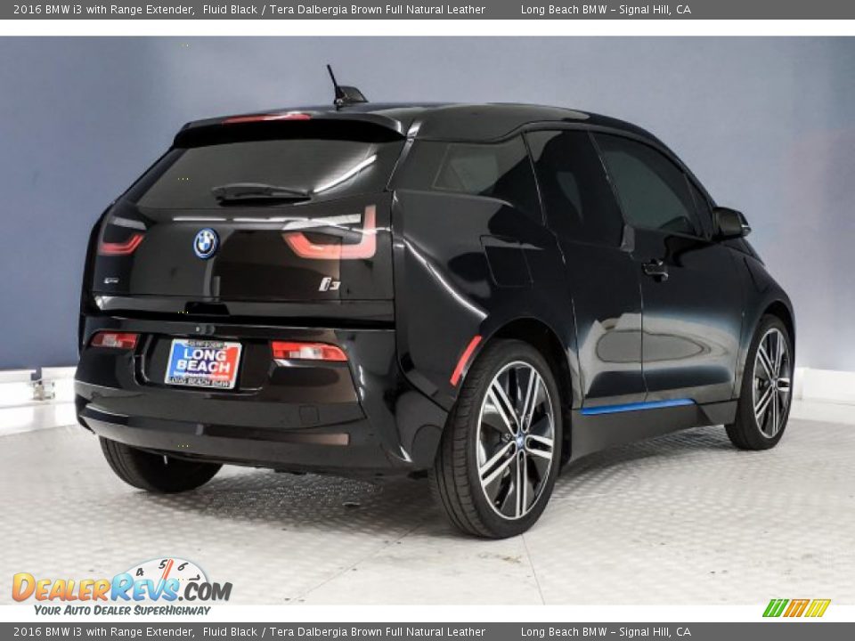 2016 BMW i3 with Range Extender Fluid Black / Tera Dalbergia Brown Full Natural Leather Photo #17