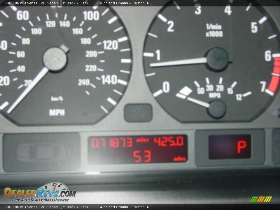 2000 BMW 3 Series 328i Sedan Jet Black / Black Photo #15