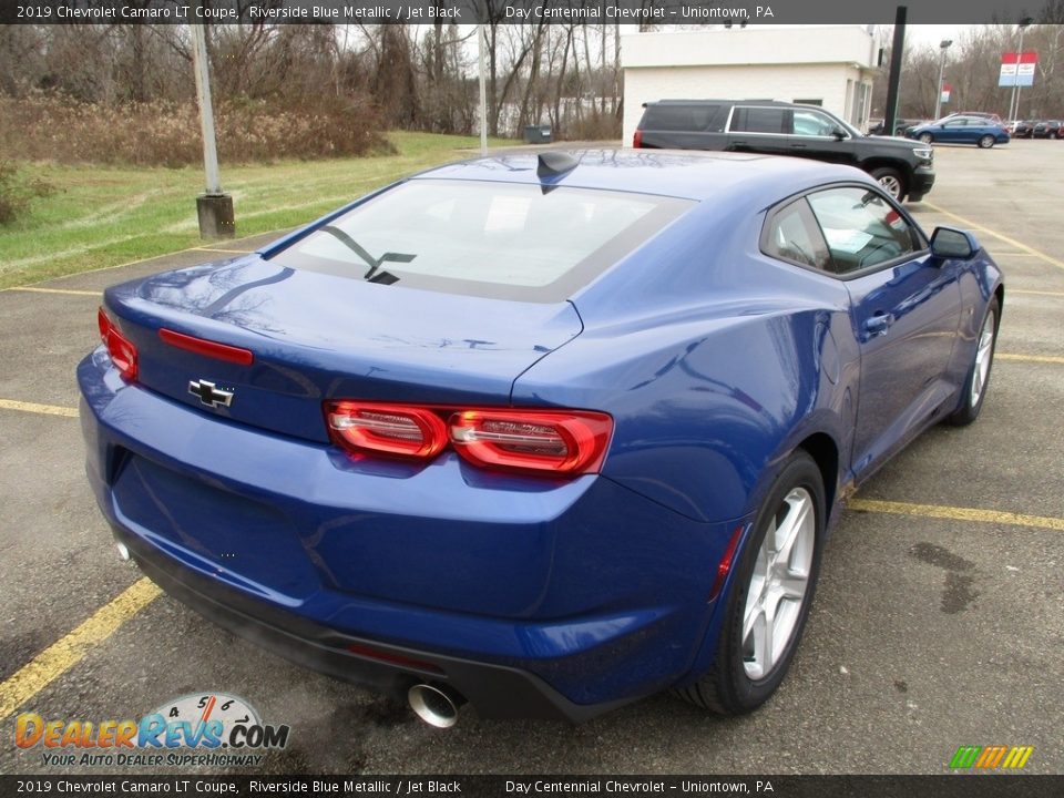 2019 Chevrolet Camaro LT Coupe Riverside Blue Metallic / Jet Black Photo #3