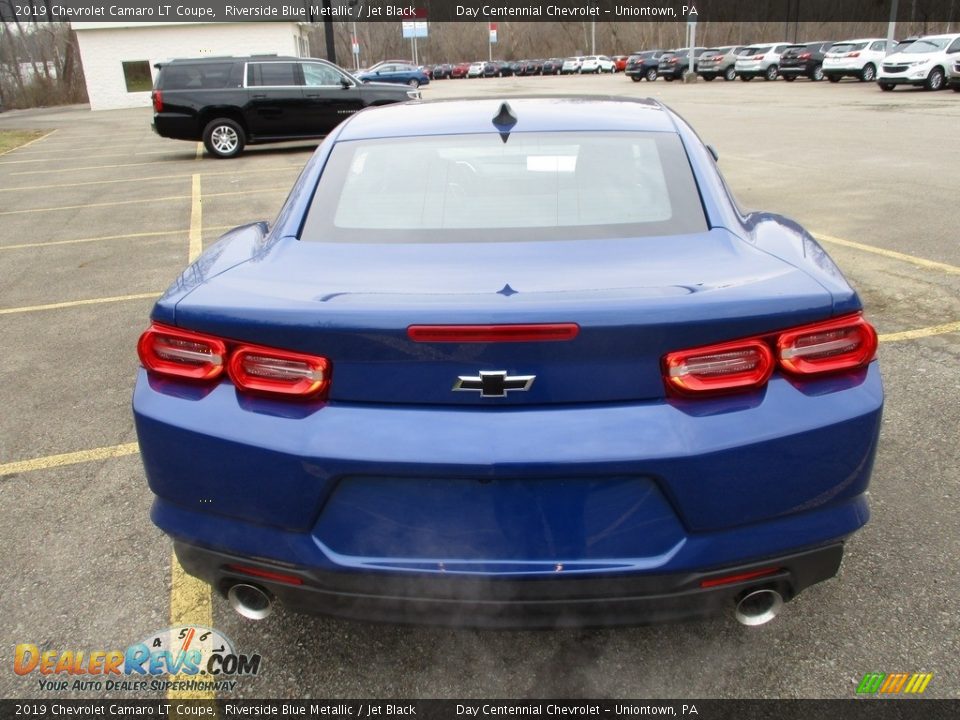 2019 Chevrolet Camaro LT Coupe Riverside Blue Metallic / Jet Black Photo #4