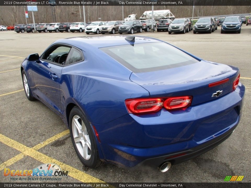 2019 Chevrolet Camaro LT Coupe Riverside Blue Metallic / Jet Black Photo #5