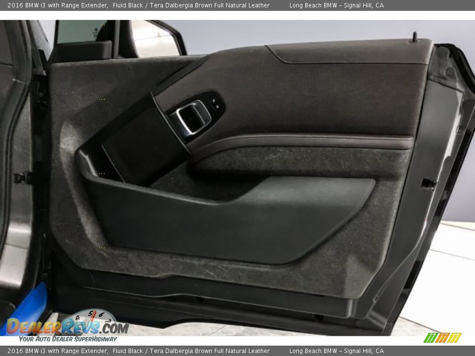 2016 BMW i3 with Range Extender Fluid Black / Tera Dalbergia Brown Full Natural Leather Photo #30