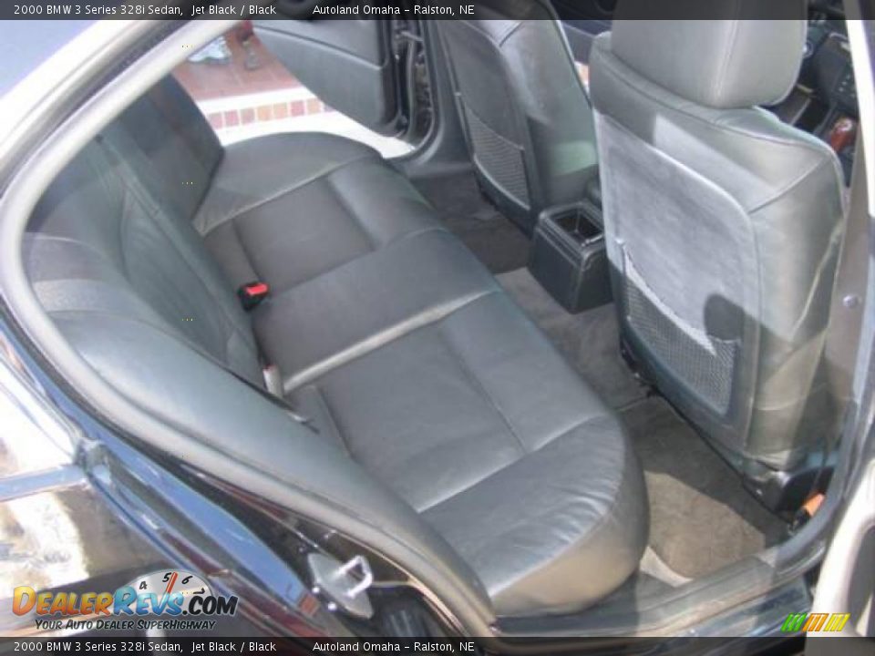 2000 BMW 3 Series 328i Sedan Jet Black / Black Photo #17