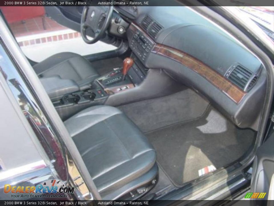2000 BMW 3 Series 328i Sedan Jet Black / Black Photo #18