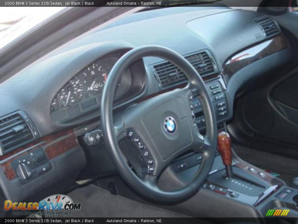 2000 BMW 3 Series 328i Sedan Jet Black / Black Photo #19