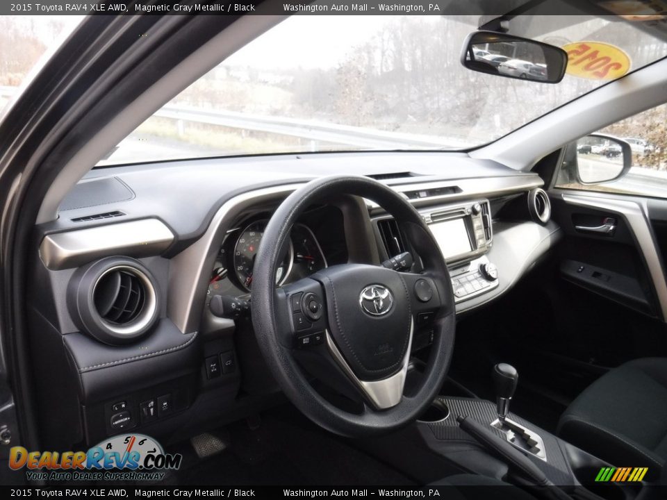 2015 Toyota RAV4 XLE AWD Magnetic Gray Metallic / Black Photo #12