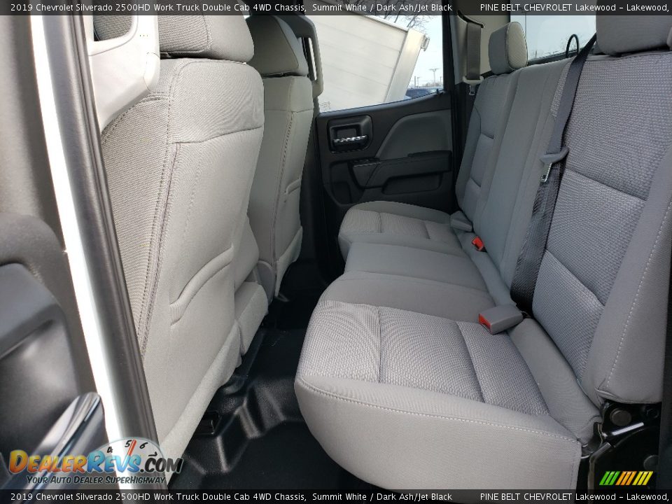 2019 Chevrolet Silverado 2500HD Work Truck Double Cab 4WD Chassis Summit White / Dark Ash/Jet Black Photo #4