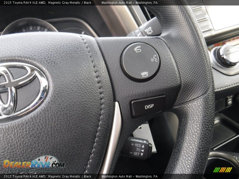 2015 Toyota RAV4 XLE AWD Magnetic Gray Metallic / Black Photo #22