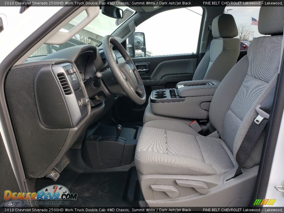 2019 Chevrolet Silverado 2500HD Work Truck Double Cab 4WD Chassis Summit White / Dark Ash/Jet Black Photo #7