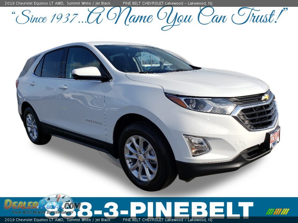 2019 Chevrolet Equinox LT AWD Summit White / Jet Black Photo #1