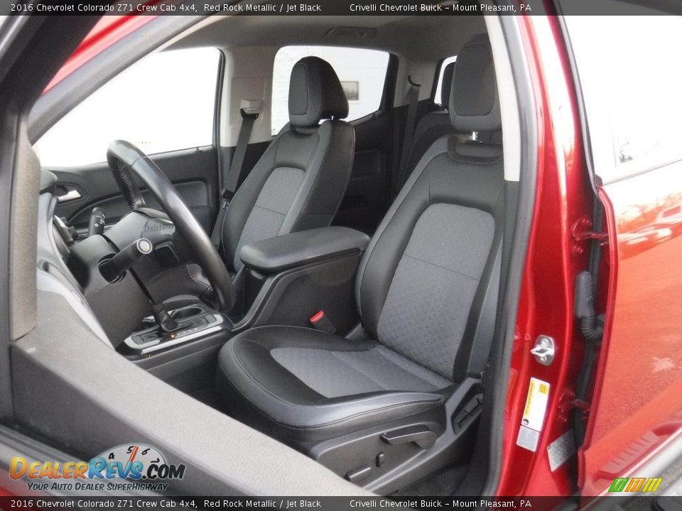 2016 Chevrolet Colorado Z71 Crew Cab 4x4 Red Rock Metallic / Jet Black Photo #17